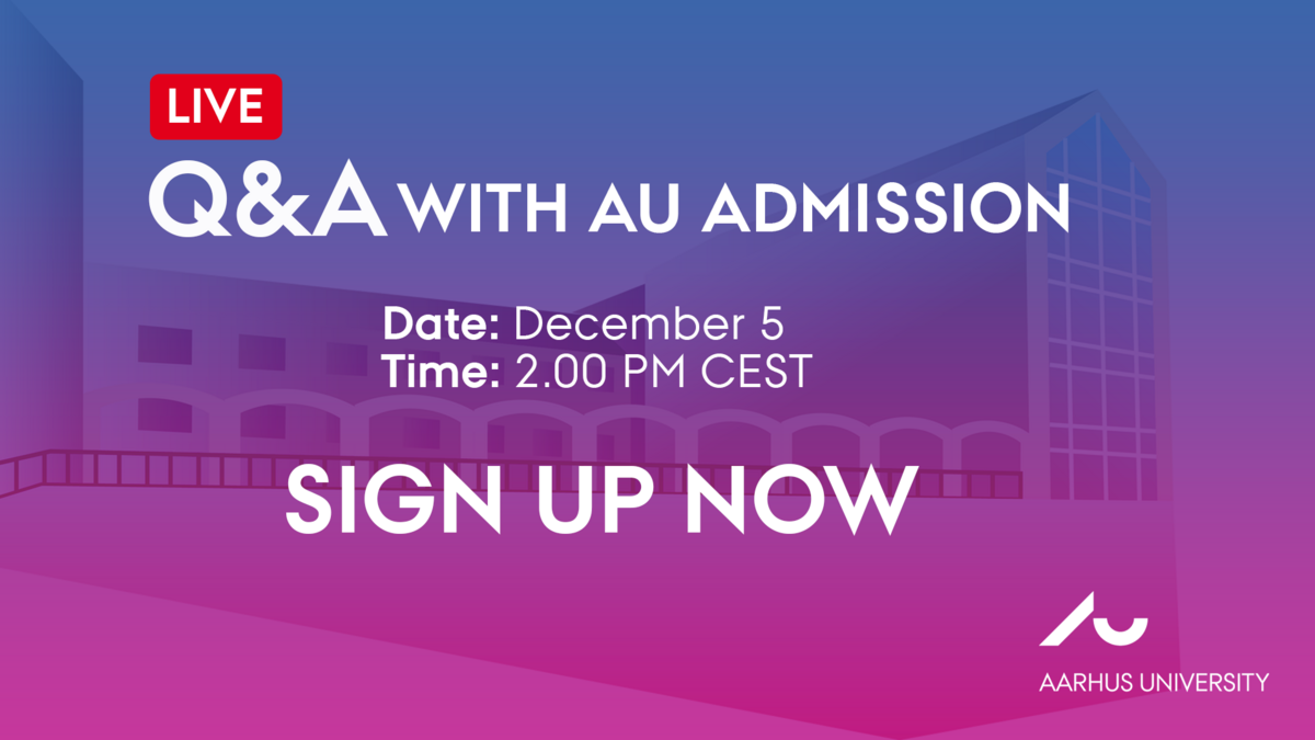 Sign up for Q&A with AU Admission December 5